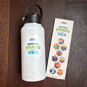 Lets Wander™ National Parks Water Bottle + Stickers (New in Box)